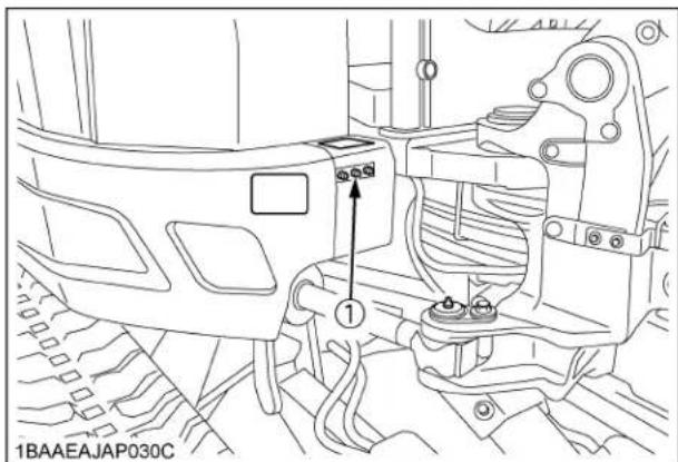 KUBOTA U354 - ■Graissage du Roulement de Rotation - 1