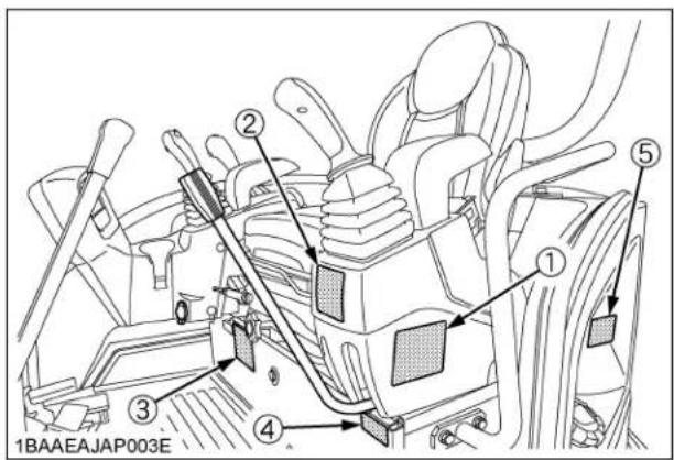 KUBOTA U354 - AVERTISSEMENT - 20