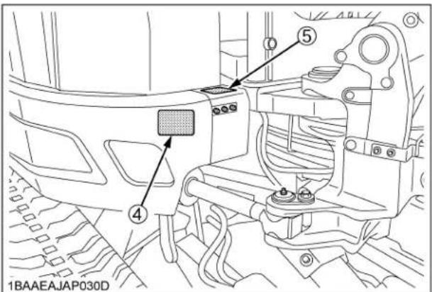 KUBOTA U354 - AVERTISSEMENT - 27