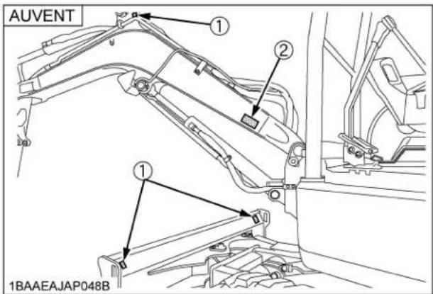 KUBOTA U354 - AVERTISSEMENT - 37
