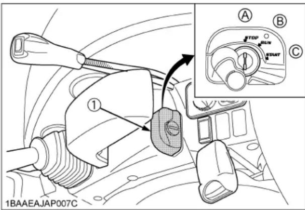 KUBOTA U354 - • [DÉMARRAGE] - 1
