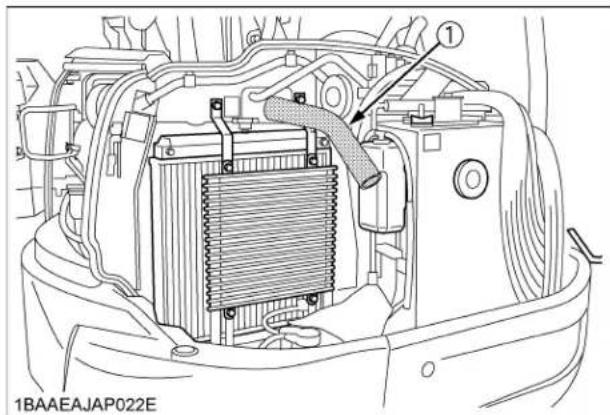 KUBOTA U354 - ■ Vérification du circuit de carburant et d'admission d'air - 2