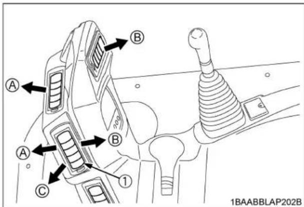 KUBOTA U354 - ◆Sortie d'air frontale - 1