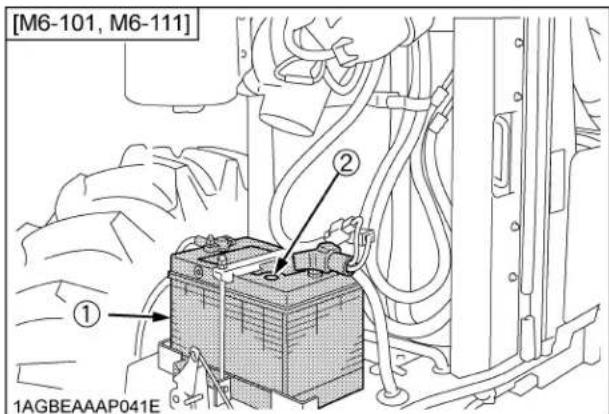 KUBOTA M6101 - AVERTISSEMENT - 1