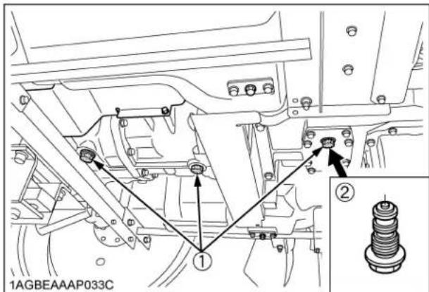 KUBOTA M6101 - AVERTISSEMENT - 1