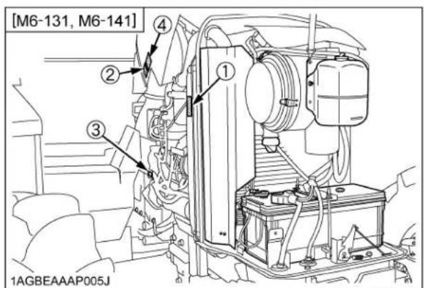 KUBOTA M6101 - ÉTIQUETTES DE DANGER, D'AVERTISSEMENT ET D'ATTENTION - 8