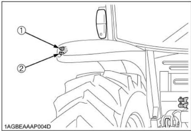 KUBOTA M6101 - AVERTISSEMENT - 1