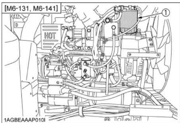 KUBOTA M6101 - ■Remplacement du filtré à carburant - 2