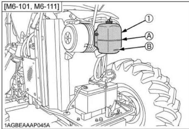 KUBOTA M6101 - AVERTISSEMENT - 1
