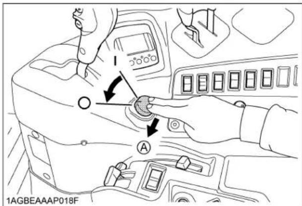 KUBOTA M6101 - Interrupteur de contrôle d'embrayage de la Prise de Force - 3