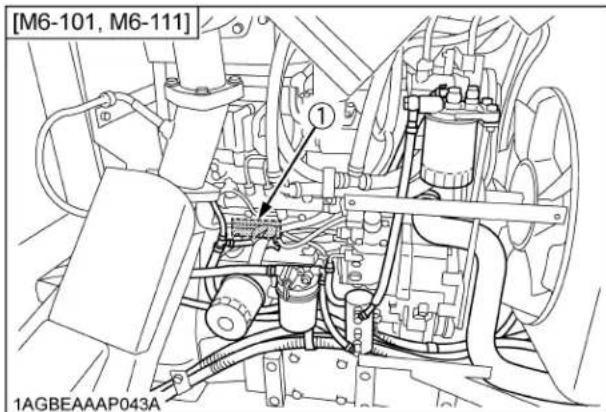 KUBOTA M6101 - Mise hors service du tracteur et sa procEDURE - 2
