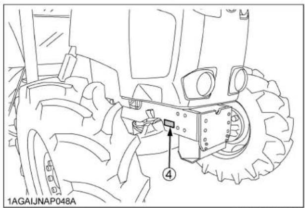 KUBOTA M6101 - AVENTISSEMENT - 3