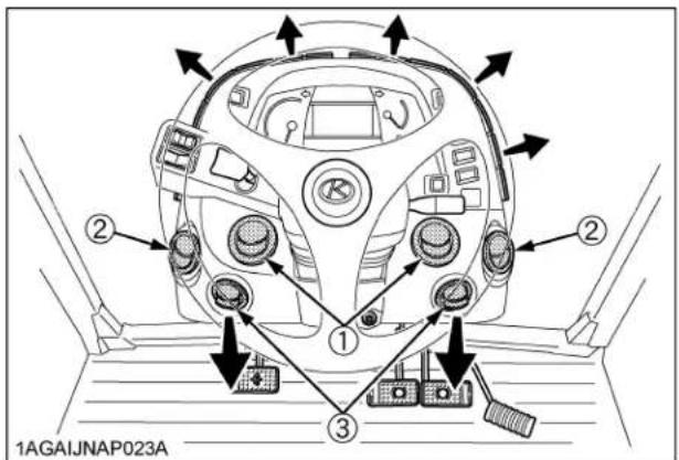 KUBOTA M6101 - Chauffage - 2