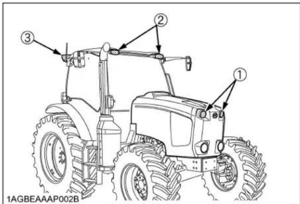KUBOTA M6101 - AVERTISSEMENT - 2
