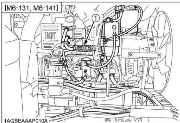 KUBOTA M6101 - Mise hors service du tracteur et sa procEDURE - 3