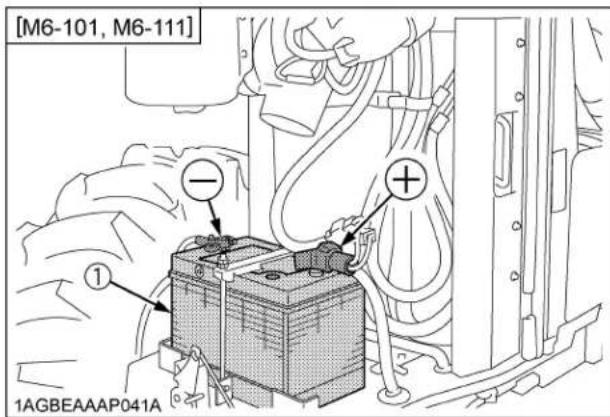 KUBOTA M6101 - AVERTISSEMENT - 1