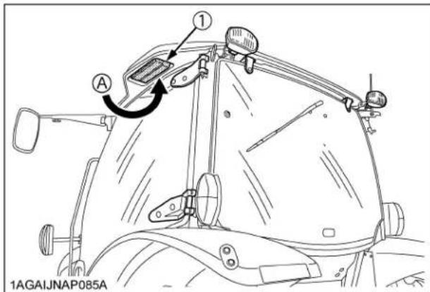 KUBOTA M6101 - Circulation de l'air - 3