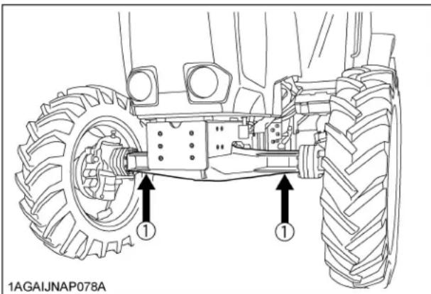 KUBOTA M6101 - AVERTISSEMENT - 1