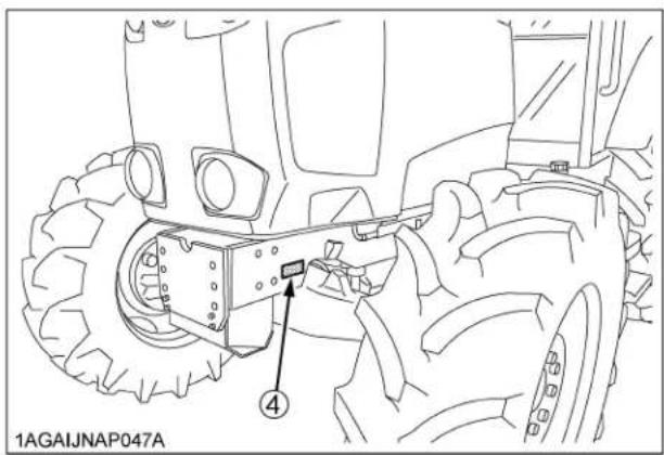 KUBOTA M6101 - AVENTISSEMENT - 2