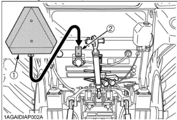 KUBOTA M7060 - ◆Conduite du tracteur sur la route - 2