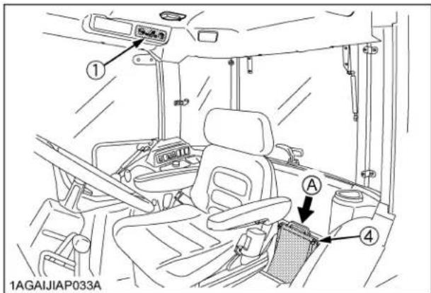 KUBOTA M7060 - Circulation de l'air - 2