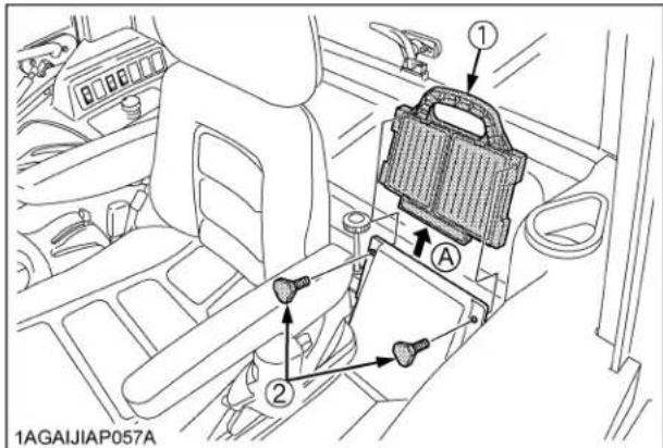 KUBOTA M7060 - ■Nettoyage du filtre à air interne - 1