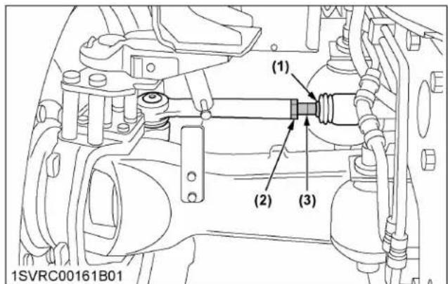 KUBOTA M7132 - Procédure de réglage du pincement - 1