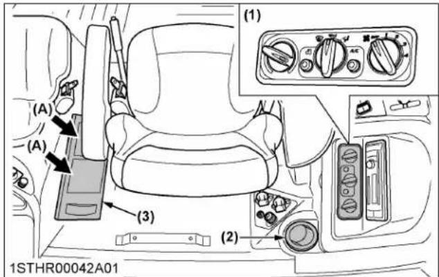 KUBOTA M7132 - Circulation de l'air - 2