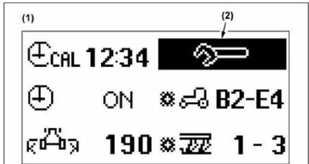 KUBOTA M7132 - Vérification des éléments atteignant l'intervalle d'entretien - 2