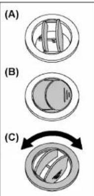 KUBOTA M7132 - Sortie d'air du tableau de bord - 2