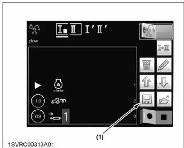 KUBOTA M7132 - Sauvegarde du programme - 3