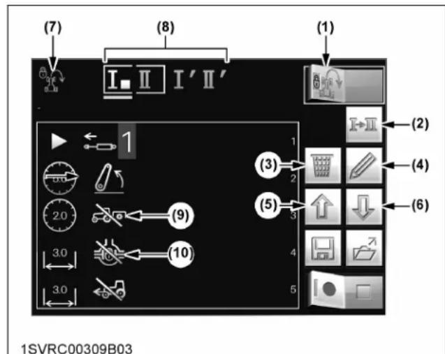 KUBOTA M7132 - Modification du programme (changement) - 1