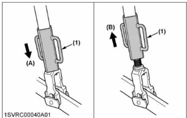 KUBOTA M7132 - Avertissement - 2