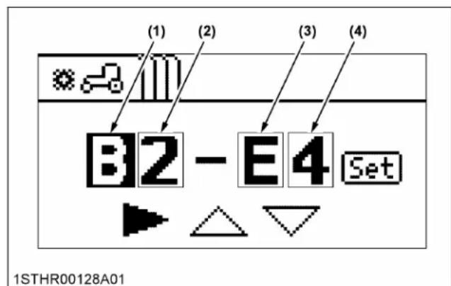 KUBOTA M7132 - Réglage de la vitesse de déplacement en mode route (modèle standard, deluxe) - 1
