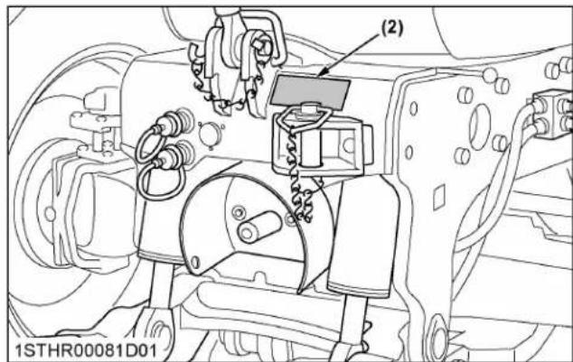 KUBOTA M7132 - Pour EVITER des blessures corporelles ou la MORT causees par le dételage: - 2