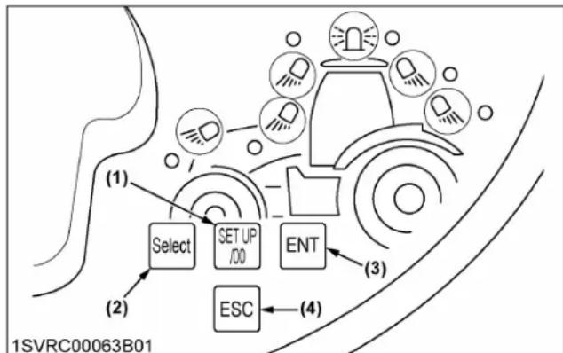 KUBOTA M7132 - Réglage du changement de vitesse automatique (mode route) - 1