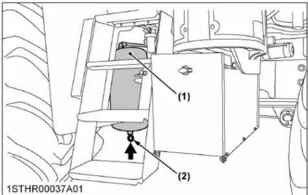KUBOTA M7132 - Avertissement - 1