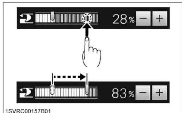 KUBOTA M7132 - Changer les paramètres de l'écran - 2