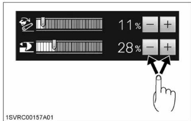 KUBOTA M7132 - Changer les paramètres de l'écran - 1
