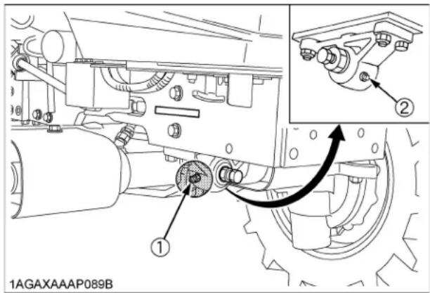 KUBOTA L4760 - ■Lubrification des graisseurs - 1