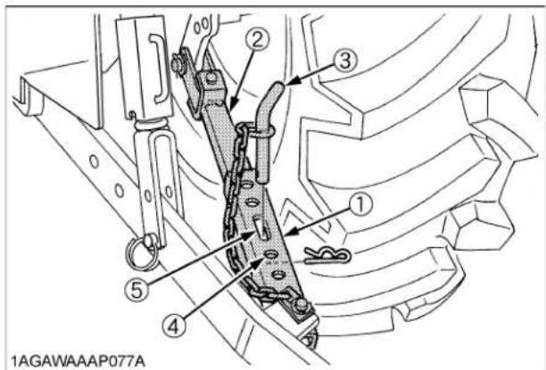 KUBOTA L4760 - ■Stabilisateurs télescopiques - 1