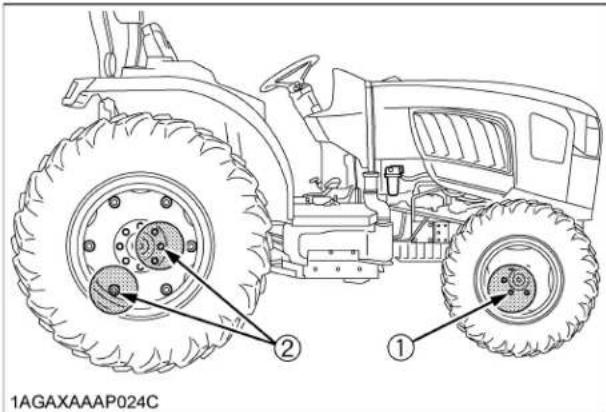 KUBOTA L4760 - AVERTISSEMENT - 1