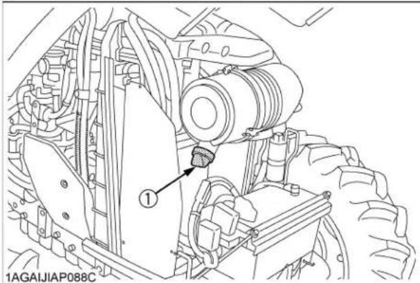 KUBOTA M5660 - ■Nettoyage de la valve de l'évacuateur - 1