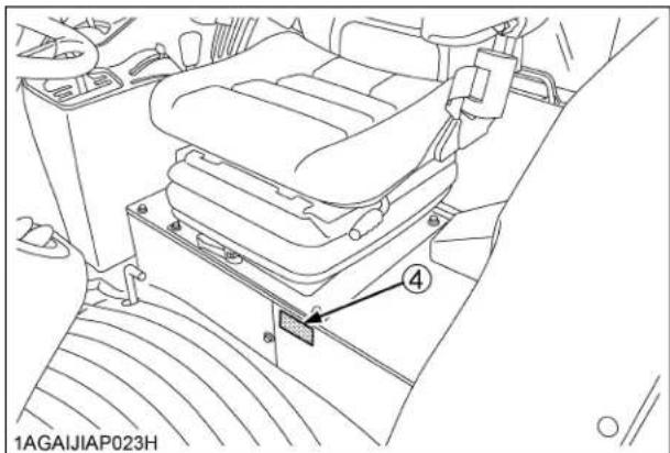 KUBOTA M5660 - AVERTISSEMENT - 2