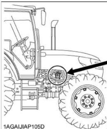 KUBOTA M5660 - ■Vérification du séparateur d'eau - 1
