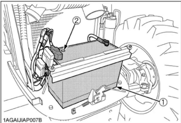 KUBOTA M5660 - AVERTISSEMENT - 1