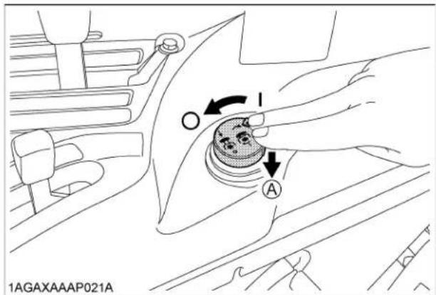 KUBOTA L4060 - Pour désengager (OFF) - 1
