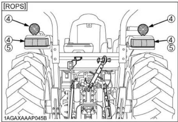 KUBOTA L4060 - AVERTISSEMENT - 2