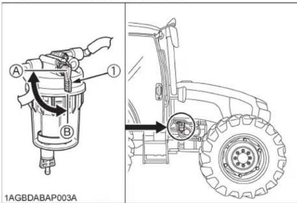 KUBOTA M5111 - ■Purge du système de carburant - 1