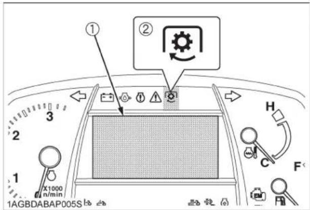 KUBOTA M5111 - ■Message sur le moniteur LCD - 1